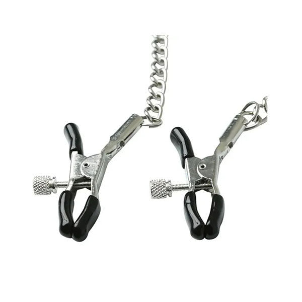 Sex And Mischief Chained Nipple Clamps With 30 Cm Chain