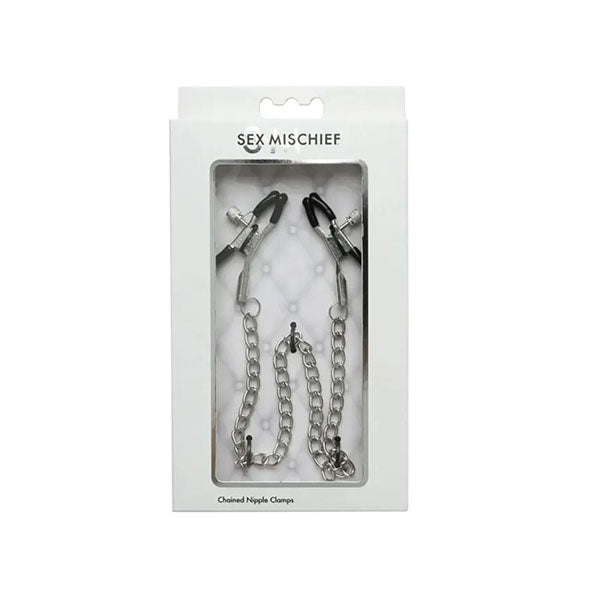 Sex And Mischief Chained Nipple Clamps With 30 Cm Chain