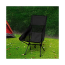 Camping Chair Folding Outdoor Large Black