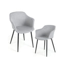 Upholstered Dining Chairs With Ergonomic Backrests