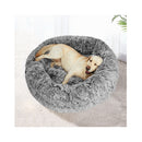 Pet Bed Cat Dog Donut Nest Calming Xl Charcoal X Large