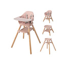 6 In 1 Convertible Wooden Baby High Chair