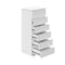 Chest Of Drawers Lowboy Dresser Table Storage Cabinet Bedroom White