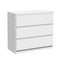 Chest Of Drawers Lowboy Dresser Table Storage Cabinet Bedroom White