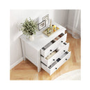 3 Chest Of Drawers Nightstand For Bedroom White