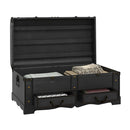 Wooden Treasure Chest Large Black