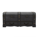 Wooden Treasure Chest Large Black