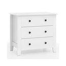 3 Chest Of Drawers Nightstand For Bedroom White