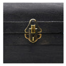 Wooden Treasure Chest Large Black