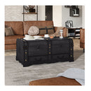 Wooden Treasure Chest Large Black