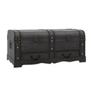 Wooden Treasure Chest Large Black