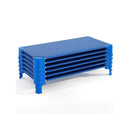 6 Pack Stackable Children Nap Time Cots With Metal Frame
