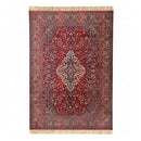 Vibrant Red Silky Chiraz Rug 160Cmx230Cm