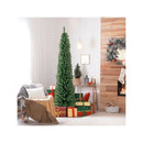 Pencil Christmas Tree With Warm White Led Lights
