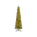 Pencil Christmas Tree With Warm White Led Lights