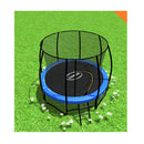 Trampoline 8 ft Round Outdoor Blue