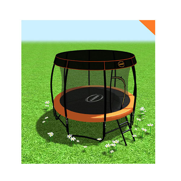 Trampoline 6ft with Roof Cover Orange