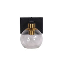 Clayton Clear Glass Wall Light
