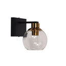 Clayton Clear Glass Wall Light