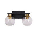 Clayton Clear Glass Wall Light