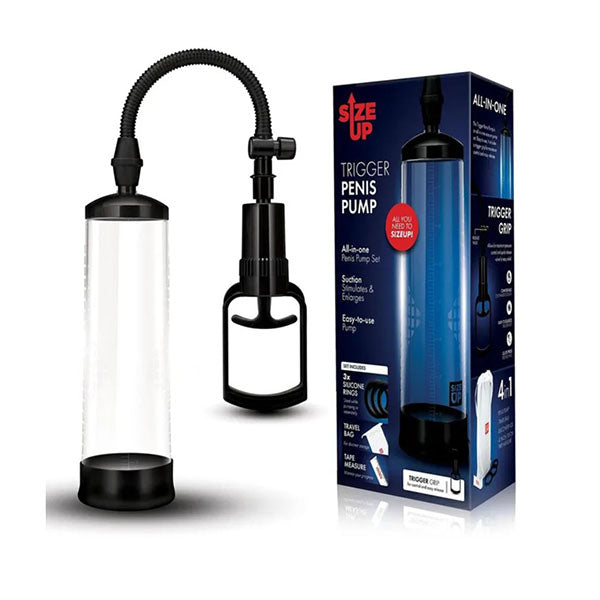 Size Up Trigger Penis Pump Clear Penis Pump