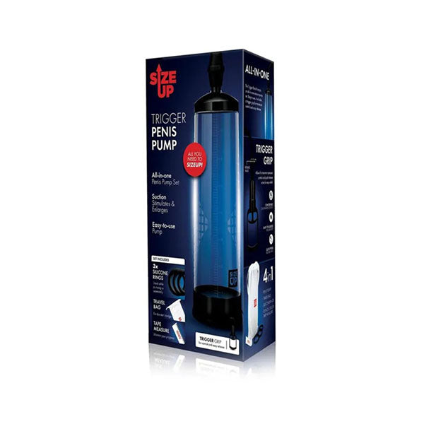 Size Up Trigger Penis Pump Clear Penis Pump