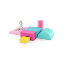 6 Pieces Indoor Climb And Crawl Activity Playset For Kids
