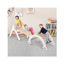 7 In 1 Wood Triangle Climbing Toys For Toddlers White