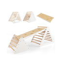 3 In 1 Climbing Toy Set With 2 Triangle Ladders And Ramp