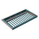 B Series Pull Out Trouser And Belt Rack Fits 900Mm Cabinet Teal Finish