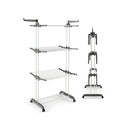 3 Tier Clothes Drying Rack With Rotatable Side Wings