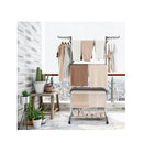 3 Tier Clothes Drying Rack With Rotatable Side Wings