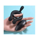 Playboy Pleasure Triple Play Black Usb Rechargeable Cock Ring