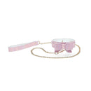 Ouch Paris Collection Collar With Leash Pink Restraint