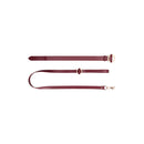 Ouch Halo Collar With Leash Burgundy Restraint