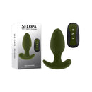 Selopa The Colonel Green Rechargeable Vibrating Butt Plug With Remote