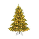 180Cm Pre Lit Artificial Christmas Tree With 3 Color Temperatures