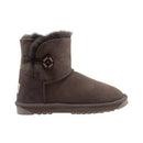Comfort Me Australian Made Mini Bailey Button Ugg Boot Chocolate 9M 10W