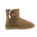 Comfort Me Australian Made Mini Bailey Button Ugg Boot Chestnut 10M 11W
