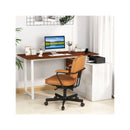 L Shaped Computer Desk With File Cabinet And Power Outlet
