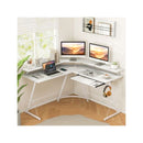 L Shaped Computer Desk With Power Outlet