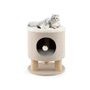 Cat Condo Stool Pet House Ottoman Bed For Indoor Cats
