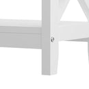 Console Table Wood Sofa Table Hall Side Entry White