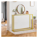 Console Table Wooden Tabletop Hallway Desk Entry Display