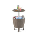 37 L Cooler Bar Table With Telescopic Tabletop