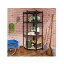 4 Tier Corner Shelving Unit Adjustable Garage Storage Utility Rack