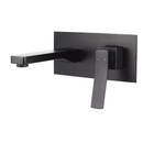 Cortina Wall Mounted Mixer with Spout Matte Black