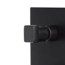 Cortina Wall Mounted Shower Mixer with Diverter Matte Black