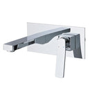 Cortina Wall Mounted Single Lever Mixer with Spout Chrome