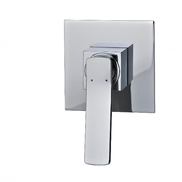 Cortina Wall Mounted Bath and Shower Mixer Chrome